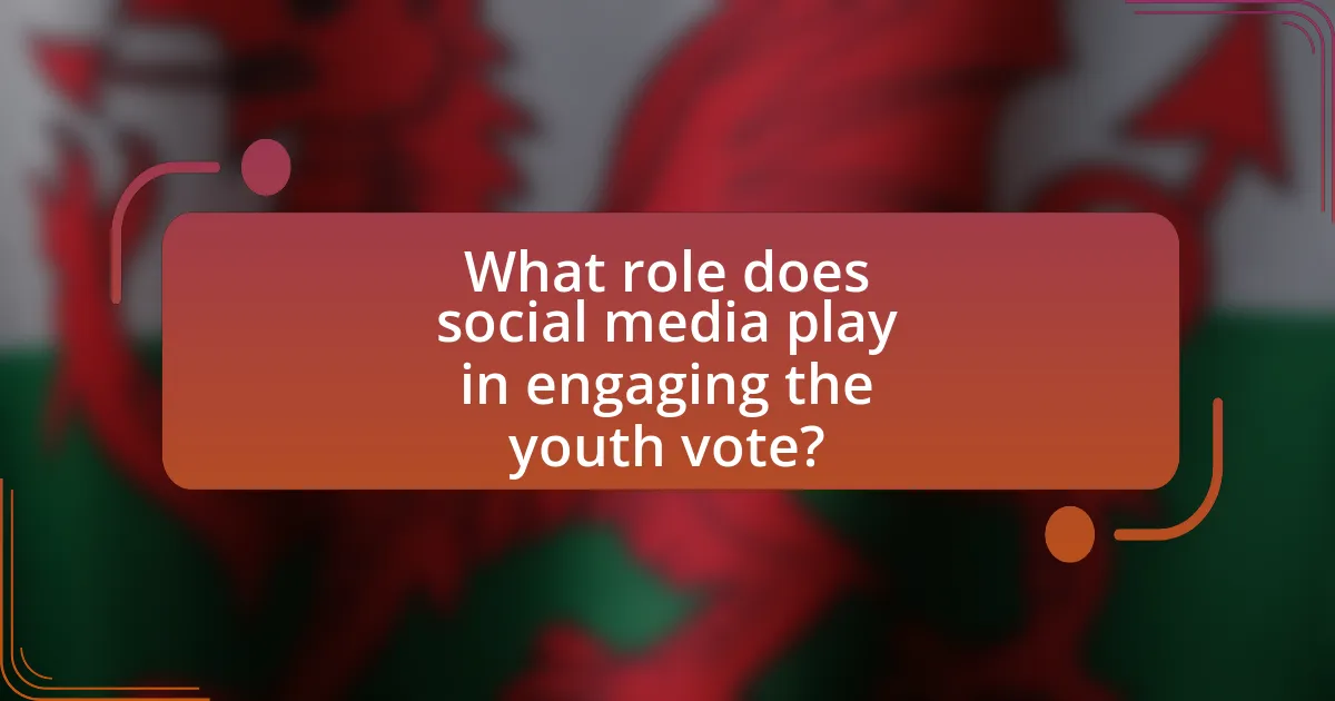 What role does social media play in engaging the youth vote?